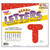 Trend Red Sparkle 4" Casual Uc Ready Letters T-1614