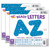 Trend Blue Sparkle 4" Casual Uppercase Ready Letters, 71 Per Pack, 3 Packs T-1617-3