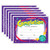 Trend Certificate Of Completion Colorful Classics Certificates, 30 Per Pack, 6 Packs T-2963-6