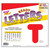 Trend Red 4" Casual Uppercase Ready Letters T-457