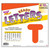 Trend Orange 4" Casual Uppercase Ready Letters T-475