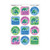 Trend Turtle Time, Raspberry Scent Scratch 'N Sniff Stinky Stickers, Pack Of 48 T-83064