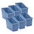 Teacher Slate Blue Plastic Book Bin, Pack Of 6 TCR20459-6