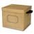 Teacher Burlap Design Storage Box With Lid TCR20834