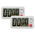 Teacher Magnetic Digital Classroom Timer, White, Pack Of 2 TCR21040-2