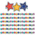 Teacher Marquee Stars Die-Cut Border Trim, 35 Feet Per Pack, 6 Packs TCR3495-6
