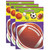 Teacher Sports Balls Accents, 30 Per Pack, 3 Packs TCR4086-3