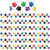 Teacher Colorful Paw Prints Border Trim, 35 Feet Per Pack, 6 Packs TCR4641-6