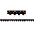 Teacher Multicolor Dots On Black Scalloped Border Trim, 35 Feet TCR4648