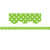 Teacher Lime Polka Dots Scalloped Border Trim, 35 Feet TCR4669