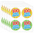Teacher 100 Days Smarter Wear 'Em Badges, Self-Adhesive, 32 Per Pack, 6 Packs TCR5393-6