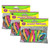 Teacher Wristbands Valu-Pak, Assorted, 24 Per Pack, 3 Packs TCR5451-3