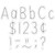Teacher Black On White Hand Drawn 4" Letters Combo Pack, 262 Pieces TCR6623