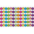 Teacher Brights 4Ever Smiley Faces Die-Cut Border Trim, 35 Feet Per Pack, 6 Packs TCR6929-6