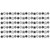 Teacher Black And White Stars Die-Cut Border Trim, 35 Feet Per Pack, 6 Packs TCR6939-6