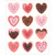 Teacher Frosted Heart Cookies Stickers, Pack Of 72 TCR6948