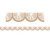 Teacher Natural Poms Scalloped Die-Cut Border Trim, 35 Feet TCR7215