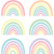 Teacher Pastel Pop Rainbows Accents, Pack Of 30 TCR8443