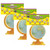 Teacher Travel The Map Globes Accents, 30 Per Pack, 3 Packs TCR8641-3