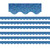 Teacher Blue Sparkle Scalloped Border Trim, 35 Feet Per Pack, 6 Packs TCR8794-6