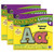 Teacher Painted Wood Design Bold Block 4" Letters Combo Pack, 230 Characters Per Pack, 3 Packs TCR8820-3