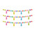 Teacher Colorful Pom-Poms And Tassels Garland, Pack Of 3 TCR8901-3
