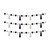 Teacher Black And White Pom-Poms And Tassels Garland, Pack Of 3 TCR8902-3