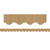 Teacher Burlap Design Scalloped Rolled Border Trim, 50 Feet TCR8956