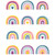 Teacher Oh Happy Day Rainbows Mini Accents, Pack Of 36 TCR9040