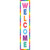 Teacher Colorful Welcome Banner, 8" X 39" TCR9124