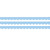 Teacher Composition Blue Scalloped Border Trim, 35 Feet Per Pack, 3 Packs TCR9313-3