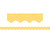 Teacher Composition Yellow Scalloped Border Trim, 35 Feet TCR9315