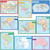 Teacher Map Charts Set, Set Of 9 TCR9689
