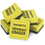 The Magnetic Whiteboard Eraser, 2" X 2", Yellow, Pack Of 12 TPG355