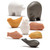 Yellow Sensory Play Animal Stone, Pack Of 8 YUS1067