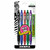 Zebra Z-Grip Ballpoint Retractable Pen, 1.0Mm, Assorted, 5-Pack ZEB22205