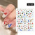Ice Blue - 1Pc Christmas Stickers Santa Claus Snowflake Decals Catoon Image Muti- Pattern New Year Halloween Nail Art Stickers For Manicure By WTB
