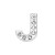 Silver - Rhinestone Slide Letter Charms For Jewelry Making Women Bracelet 8Mm Alphabet A-Z Pet Collar Necklace Diy Accessories Gift By WTB