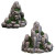 Mountain Rocks Aquarium Aquarium Resin Mountain View Decor Landscape Ornaments Succulent Flowerpots Aquarium Decoration By WTB