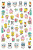 Peach - 1Pcs Miniso Spongebob Cartoon Nail Stickers Nail Art Decoration Cute Hello Kitty Stitch Nail Art Stickers Nail Art Supplies By WTB