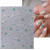 Gray - Metallic Bohemian Style Nail Sticker Gold Silver Lace Lines Green Gem Love Heart 3D Holographic Manicure Sliders Nail Decoration By WTB