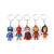 Marvel Superhero Keychain Avengers Cartoon Doll Iron Man Spiderman Keyrings For Backpack Accessories Key Holder Kid Gift By WTB