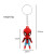 Marvel Superhero Keychain Avengers Cartoon Doll Iron Man Spiderman Keyrings For Backpack Accessories Key Holder Kid Gift By WTB