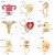 Medical Pins Icons Medical Helicopter Intestine Tissue Blood Capillary Biology Chemistry Brooches Nursing Accessories And Gifts By WTB