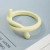Main Stone Yellow - 2022 New Trendy Irregular Geometry Open Adjustable Rings Korean Simple Personality Color Rings For Women Jewelry Gifts By WTB