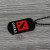 Popular Online Game Dota 2 Necklace Black Enamel Beads Chain And Red Logo Metal Pendant Men'S Fashion Necklace Jewelry Gifts By WTB