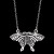 Vintage Silver Color Butterfly Pendant Necklace Women Charms Jewelry Moths Necklace Accessiores For Girl Party Gifts By WTB