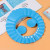 Blue - Baby Shower Soft Cap Adjustable Hair Wash Hat For Kids Ear Protection Safe Children Shampoo Bathing Shower Protect Head Cover By WTB