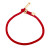 Gold - Ocesrio Colorful Adjustable Cotton Red Rope Bracelet Chain Gold Plated Copper Diy Components For Jewelry Making Cana002 By WTB