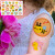 Orange - Round Dinosaur Demon Temporary Tattoo For Kids Boys Girls Moon Unicorn Tattoos Sticker Fake Watercolour Arm Tatoos Son Daughter By WTB